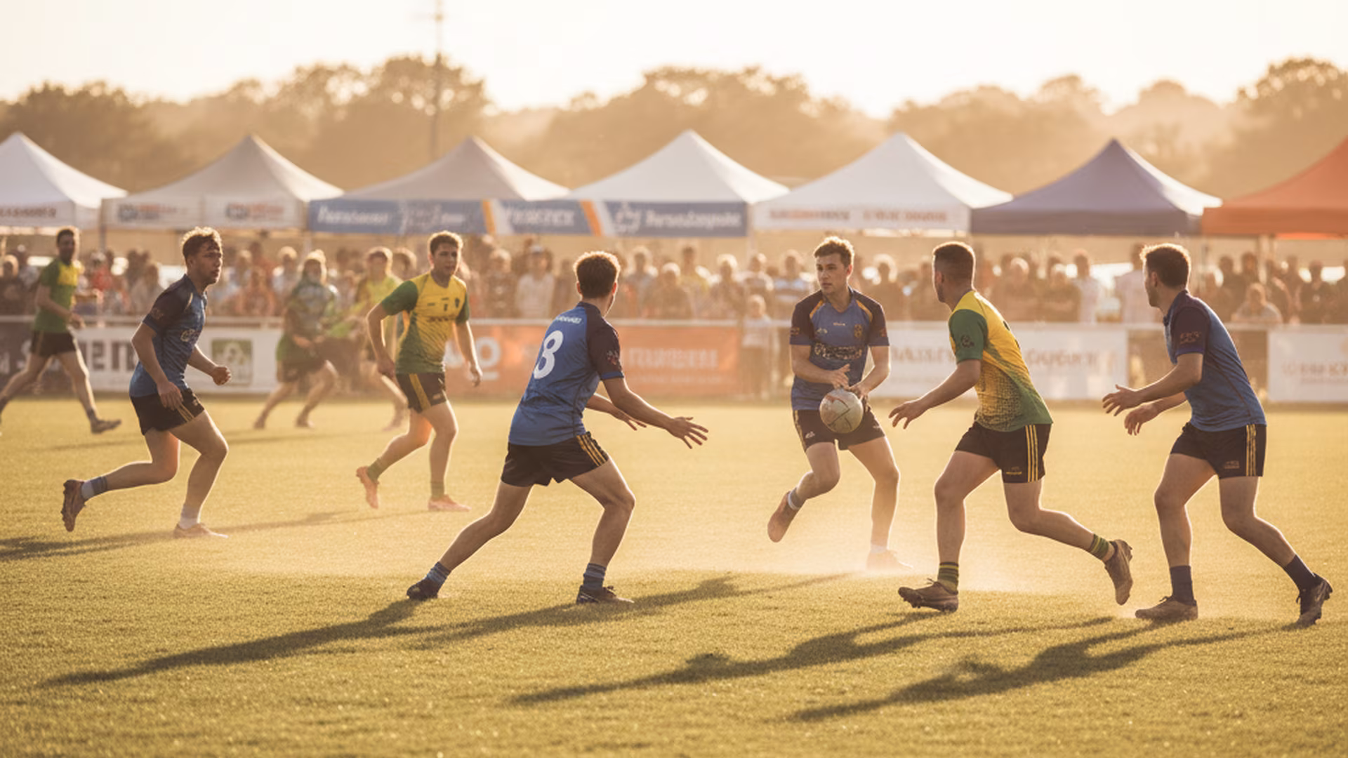 NeoHitSport amateur tournament on a sunlit outdoor pitch